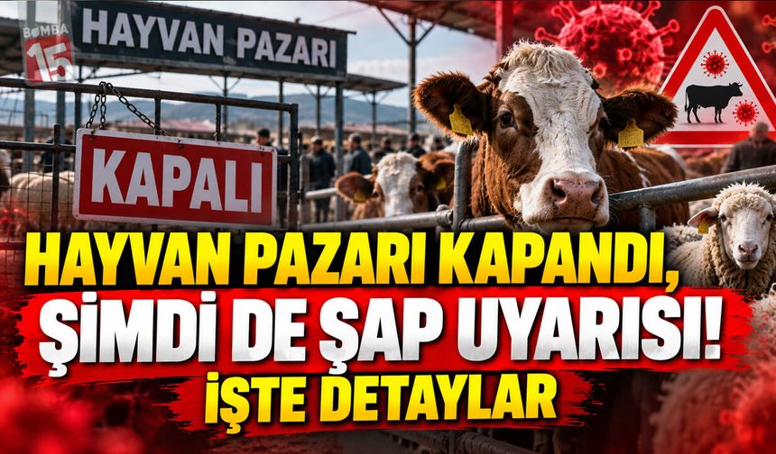 Burdur’da Hayvan Pazarı Yeniden Kapatıldı! Üreticilere Kritik Uyarı