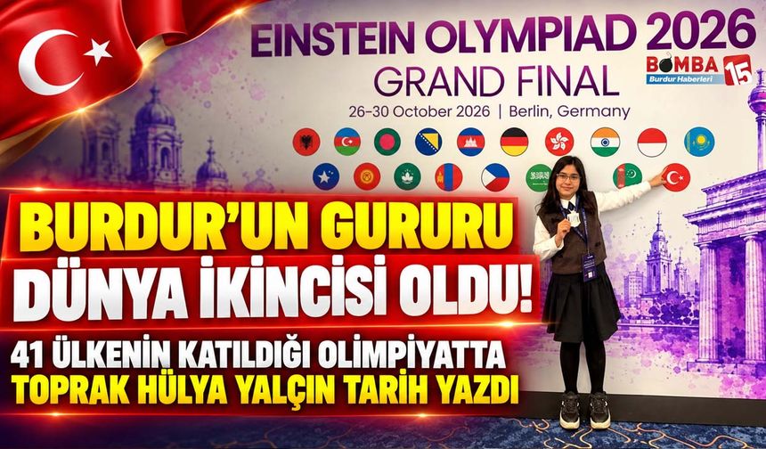 Burdur’un Gururu Dünya İkincisi Oldu! Toprak Hülya Yalçın Berlin’de Tarih Yazdı