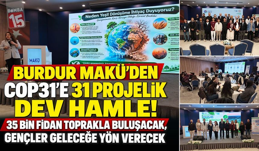 MAKÜ’den İklim Krizine Karşı Önemli Adım! Gençlerin Projelerine 75 Bin TL Destek!