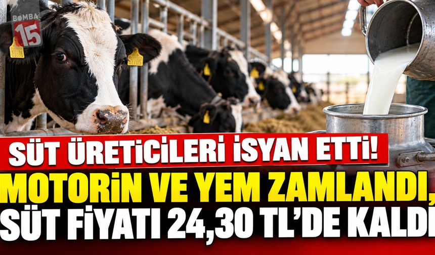 Süt Üreticilerinden Acil Zam Çağrısı! Maliyetler Uçtu, Süt Fiyatı Yerinde Saydı